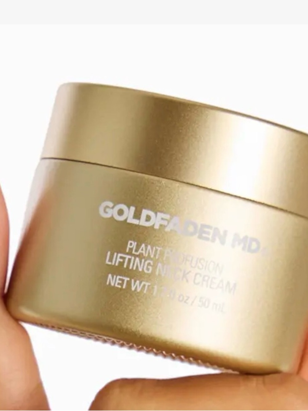 Goldfaden Md plant fusion lifting neck cream